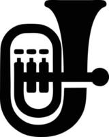 trumpet instrument icon symbol design vector image. Illustration of musical trumpet horn vector design image. EPS 10