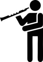 trumpet instrument icon symbol design vector image. Illustration of musical trumpet horn vector design image. EPS 10