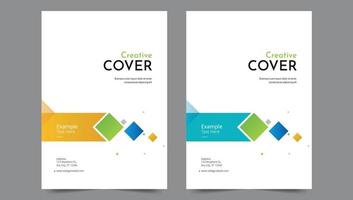 Cover template flyer design vector background