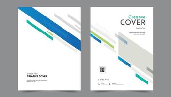 Cover template flyer design vector background