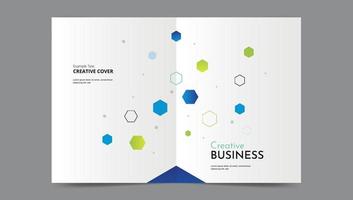 Cover template flyer design vector background