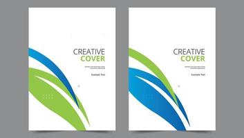 Cover template flyer design vector background