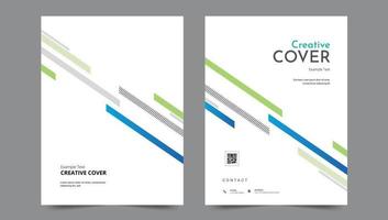 Cover template flyer design vector background