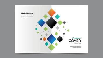 Cover template flyer design vector background