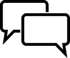 Comment icon vector, Chat Message symbol, Speech bubble sign vector