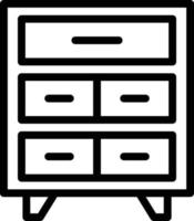 Vector Design Drawers Icon Style