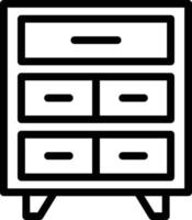 Vector Design Drawers Icon Style