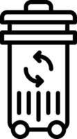 Vector Design Trash Can Icon Style