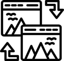 Vector Design Pingback Icon Style