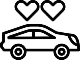 Vector Design Wedding Car Icon Style