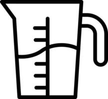 Vector Design Measuring Jug Icon Style