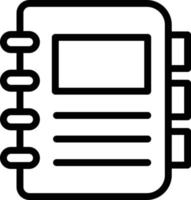 Vector Design Notebook Icon Style