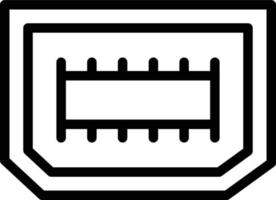 Vector Design Hdmi Port Icon Style