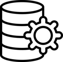 Vector Design Data Management Icon Style