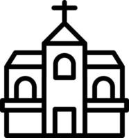 vector diseño Iglesia icono estilo