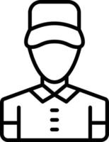 Vector Design Delivery Man Icon Style