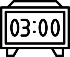 Vector Design Digital Clock Icon Style