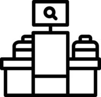 Vector Design Luggage Scan Icon Style