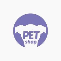 Love Dog and Cat Sitting Logo Design Template vector