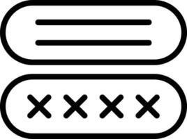 Vector Design Password Icon Style
