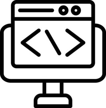 vector diseño web desarrollo icono estilo