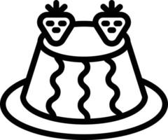 Vector Design Pudding Icon Style