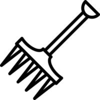 Vector Design Rake Icon Style