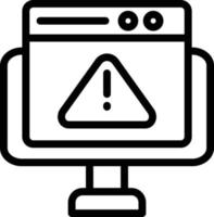 vector diseño sitio web error icono estilo