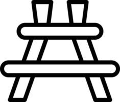 Vector Design Picnic Table Icon Style