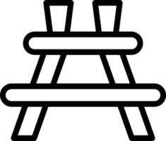 Vector Design Picnic Table Icon Style