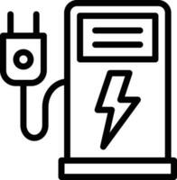 Vector Design Electric Station Icon Style