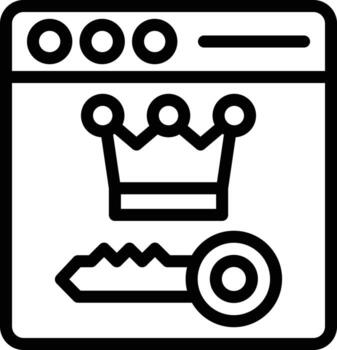 Vector Design Rank Keywords Icon Style