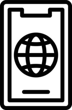 Vector Design Mobile Web Icon Style