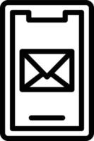 Vector Design Mobile Mail Icon Style