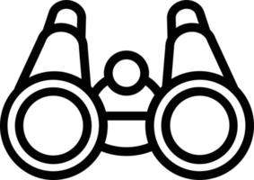 Vector Design Binocular Icon Style