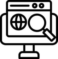 Vector Design Global Search Icon Style