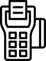 Vector Design Pos Terminal Icon Style