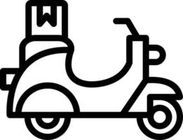 Vector Design Delivery Scooter Icon Style