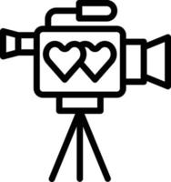 Vector Design Video Camera Icon Style