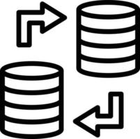 Vector Design Data Transfer Icon Style