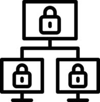 Vector Design Private Network Icon Style