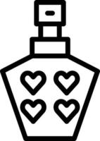 vector diseño perfume icono estilo