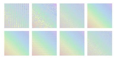 Hologram texture pattern glitter foil with rainbow vector