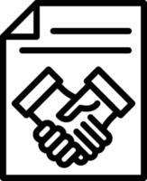 Vector Design Agreement Icon Style