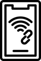 Vector Design Mobile Hotspot Icon Style