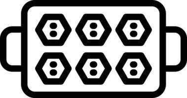 Vector Design Baking Tray Icon Style