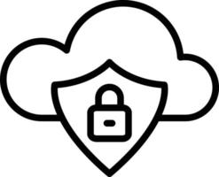 Vector Design Cloud Safety Icon Style