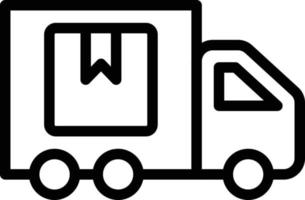 vector diseño entrega camión icono estilo