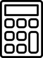 vector diseño calculadora icono estilo