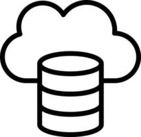 Vector Design Cloud Data Icon Style